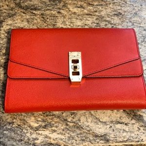 Henri Bendel Clutch (Apple Red)